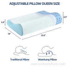 Drilled High-low pillow memory foam for hotel